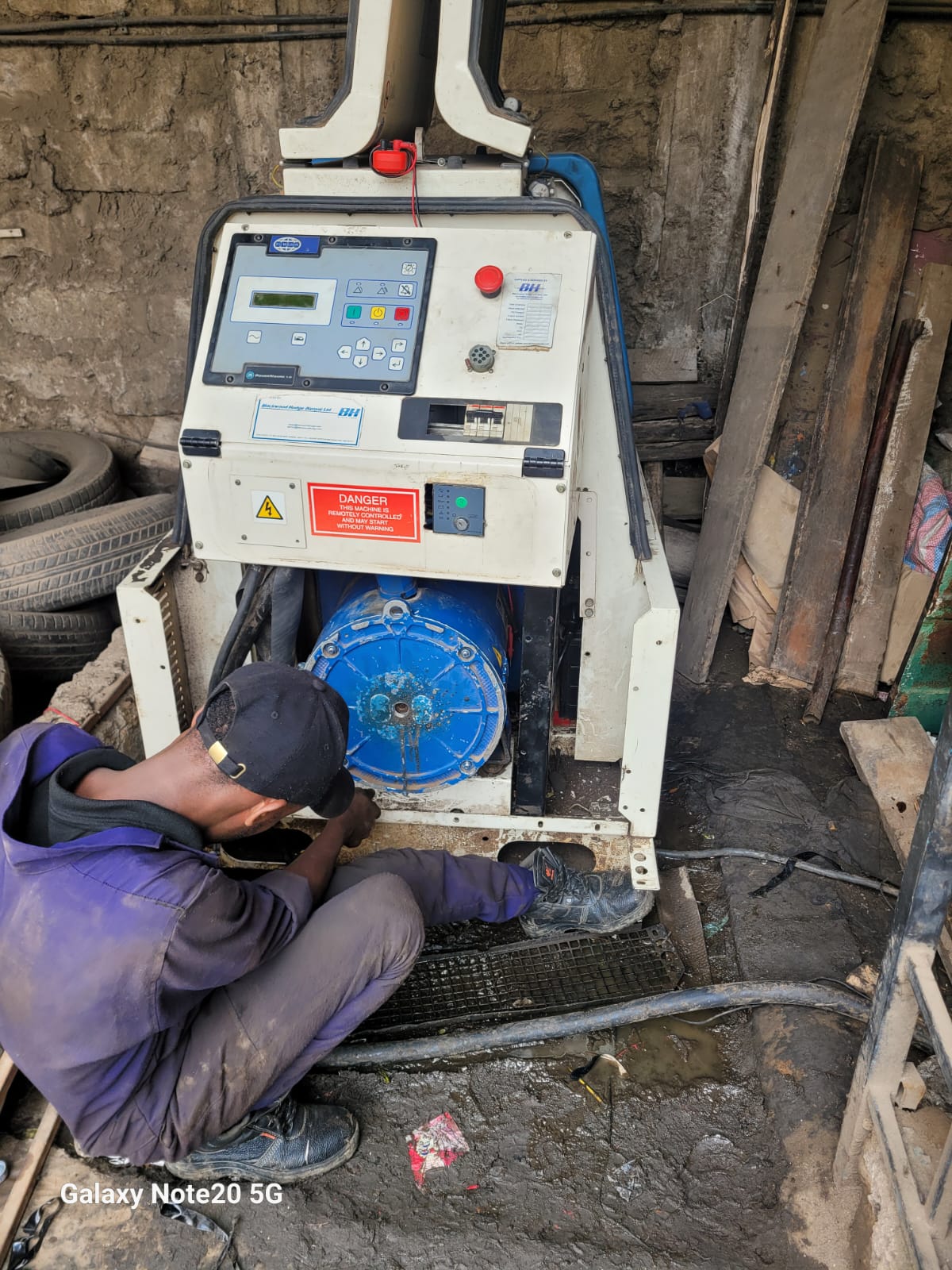 Alternator Assembling on Perkins Generator